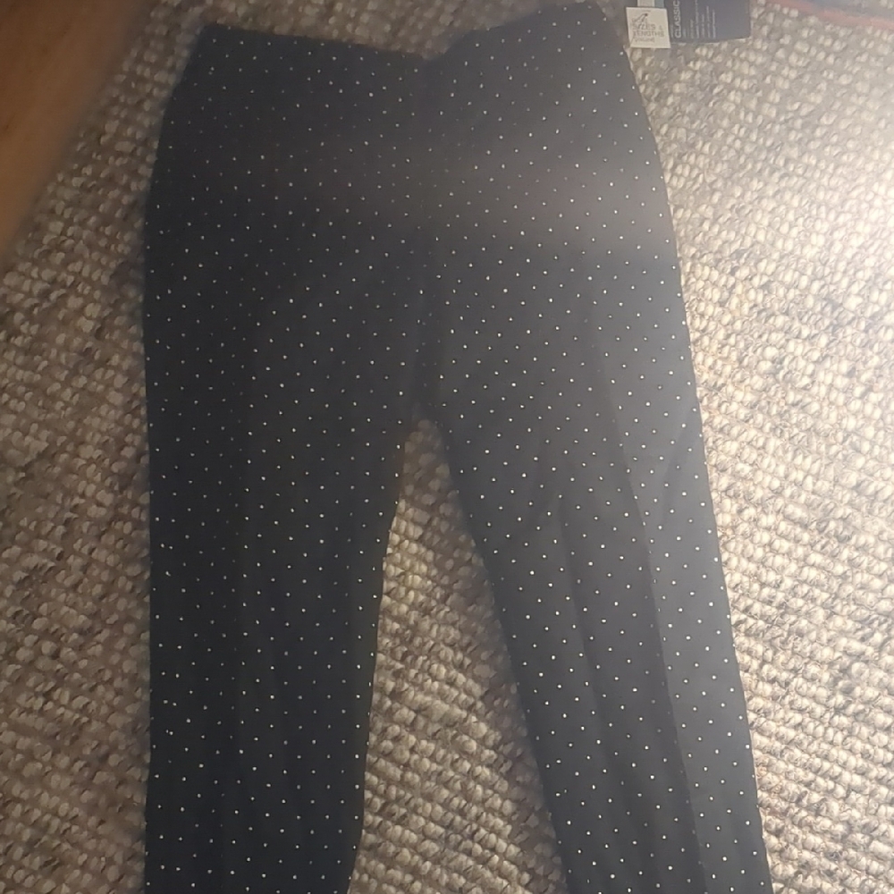 Black Polka Dot Pants